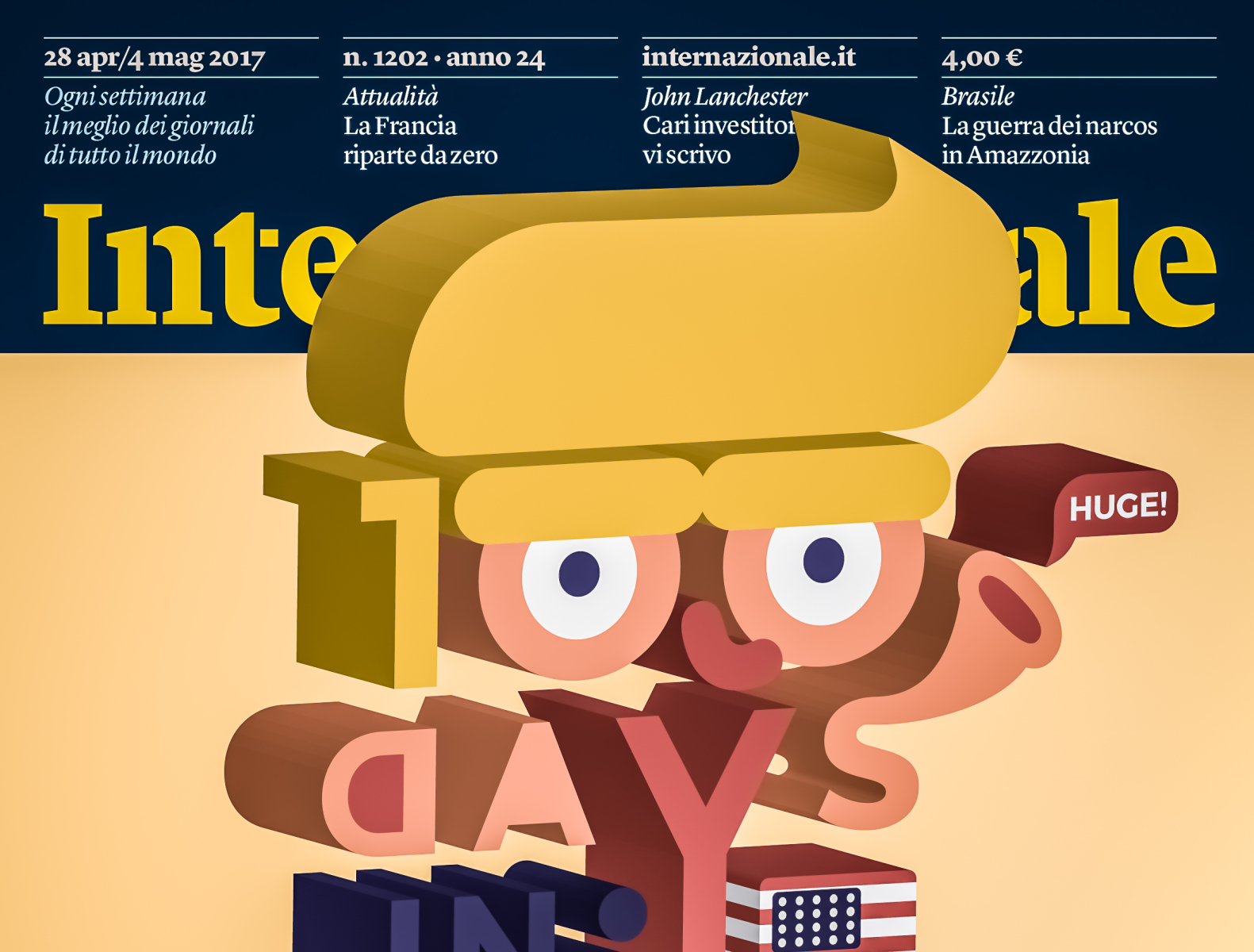 Cover para revista Internazionale - Milán, Italia. cover design design illustration
