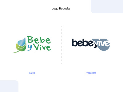 Redesign - Logo Bebe y Vive illustrator logo redesign