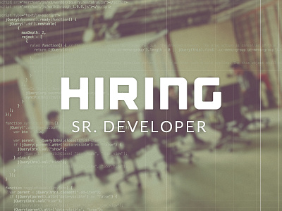 We are Hiring! hiring level2d senior developer