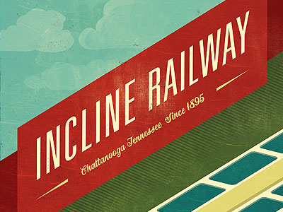 Incline Railway Poster chattanooga incline railway