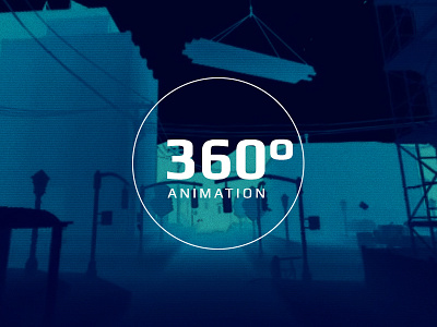 360° City Animation 360 3d animation c4d lowpoly video