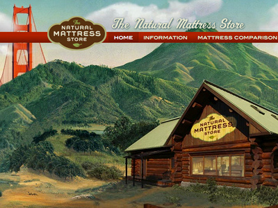 The Natural Mattress Store cabin landscape mattress mountain natural san francisco spoleto