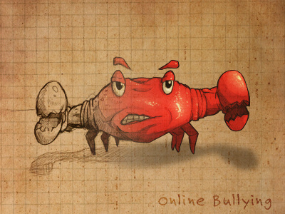 Online Bully bully crab icon online sketch super secret