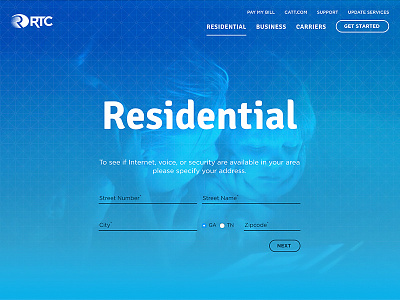 RTC Residential Concept (unused) blue family grid overlay ubuntu web