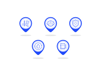 City in the Cloud Map Markers