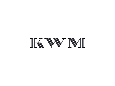 KWM Exploration branding custom kwm lettering logo type