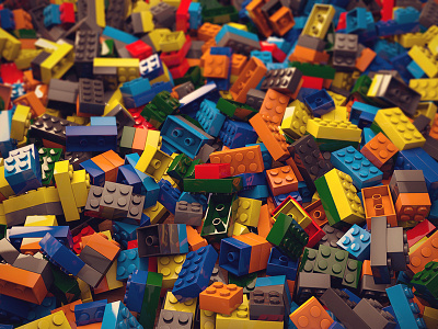 Legos 3d blocks c4d colorful legos