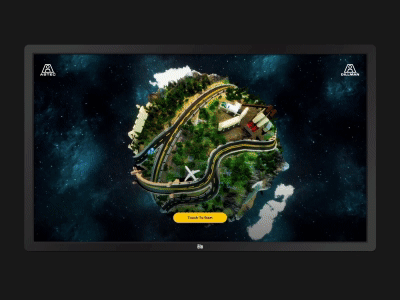 Astec Interactive Touch Screen asphalt astec development interactive planet space stars touch screen tv ui unreal ux