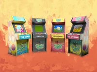 Spare Teeth Arcade Game Animations