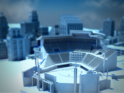 AT&T Field / Secret Project Update baseball buildings c4d chattanooga lookouts city field minor league render secret project skyscrapers stadium