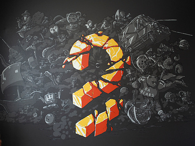 L2D In-Office Mural art mural office painting