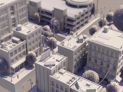 Even More Secret Project Progress 3d block buildings city progress secrecy wip