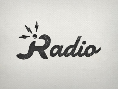 JRadio logo idea branding logo