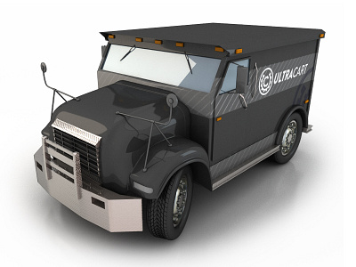 Ultra Cart Armored Truck 3d armored icon truck ultra cart
