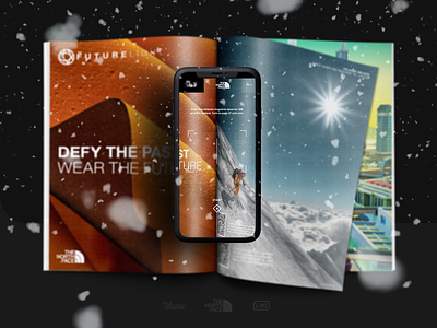 The North Face Mobile Experience Layout augmented reality awwwards experience layout magazine mobile the atlantic the north face ui ux