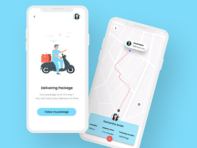 Daily UI challenge - Location Tracker #020