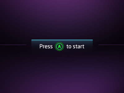 Non Humans Are Tasty - Start Button button element game gaming gradients ui
