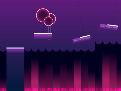 2D Platform Shooter - early visual design game gaming gradients shooter sidescrolling