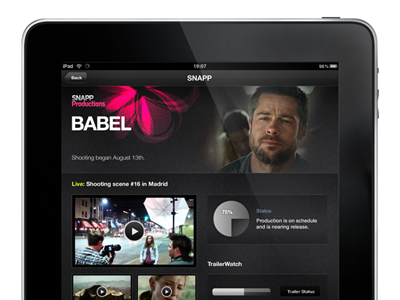 Snapp for iPad app entertainment film ipad movie nascent