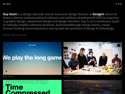 New site: thoughts+talks on design