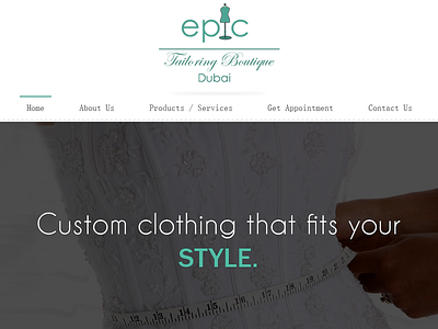 Epic Tailoring Boutique Dubai1 boutique boutique tailoring design dubai freebie icons interface tags tailoring web web design widget