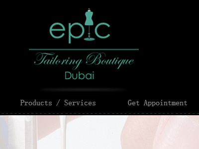 Epic Tailoring Boutique boutique dubai design freebie icons interface web design widget