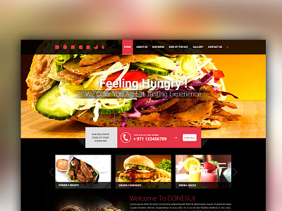 Donerji kebab consulting donerji donerji kebab dubai flat design icon design layout design ui uiux design ux