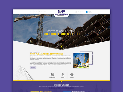 Mudin Al Emarate Bldg. Cont L.L.C flat goals illustrations ui design ux design web design