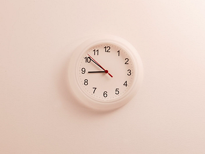 Modern Clock clock psd ui wall clock
