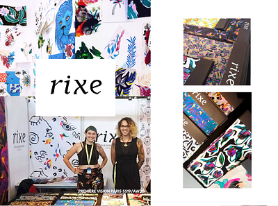 RIXE fashion textile design textile pattern