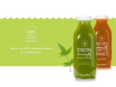 Juice bottle packaging - brand design graphic green icon identity logo packaging
