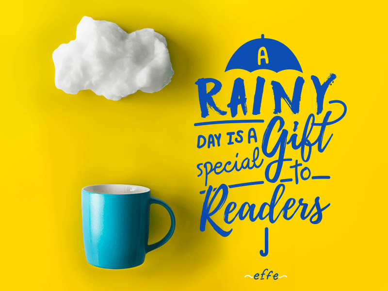 Rain quote cup gif lettering quote script style type type experiment typography