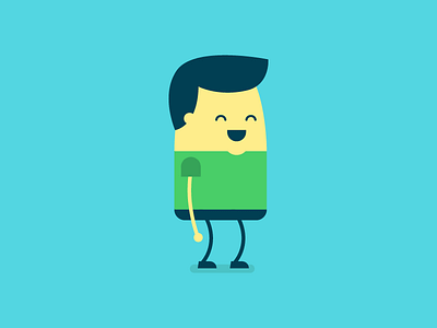 Character concept character happy illustration laughing vector