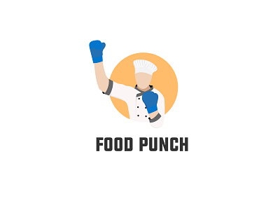 Food Punch Channel Logo 3d animation branding design graphic design icon illustration logo minimal motion graphics ui ux vector
