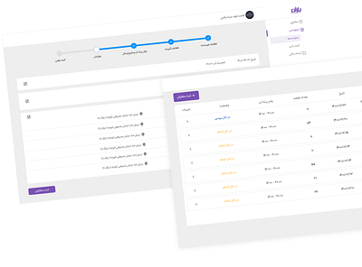 Crm Dashboard app design ui ux