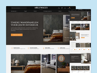 Arli Walls design ecommerce modern ui uidesign ux uxdesign webdesign webshop website