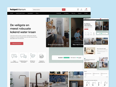 Hotspot Titanium design ecommerce ui uidesign ux uxdesign webdesign webshop website