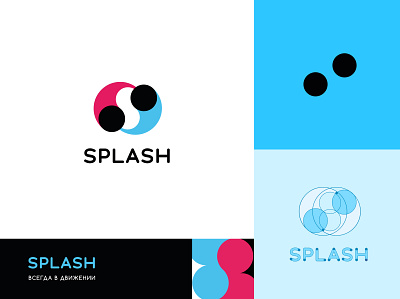 Splash logo branding design graphic design logo logotype powerbank