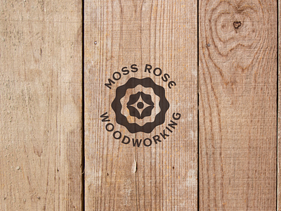 Moss Rose Woodworking Logo