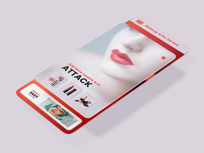 Beauty APP Design UI/UX android app app app design beauty app beauty app design branding graphic design ui ux vector