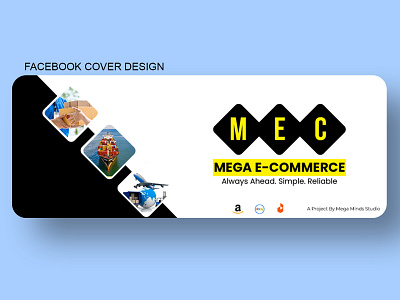 E-COMMERCE Facbook Cover branding brochure cover design design facebook cover flyer graphic design social media poster