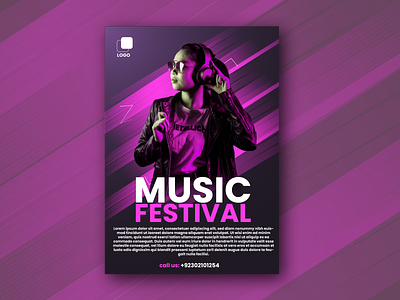 music poster template