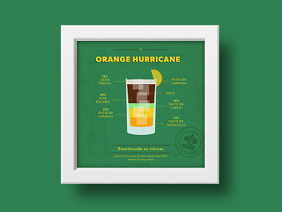 Smart Series - Smartisando su viernes - Orange Hurricane diseños drink frame hurricane illustration lepca orange poster recipe smart