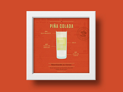 Smart Series - Smartisando su viernes - Piña Colada colada diseños drink frame illustration lepca pina recipe smart