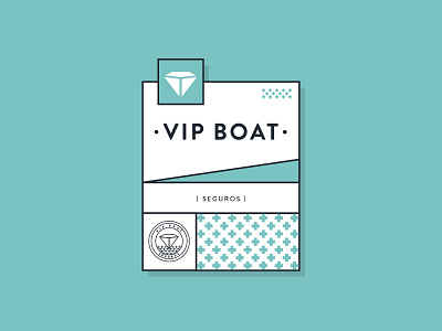 Vip Boat - Insurance - Brand Study boat branding id lepca logo smart diseños