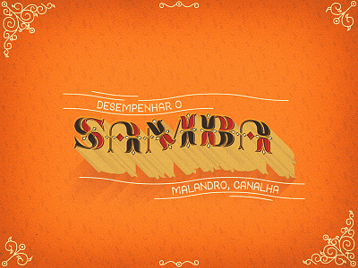 Samba Lettering carnaval carnival lepca lettering motion samba smart diseños