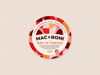 Mac'n'Cheese Sticker food macncheese macroni packaging sticker