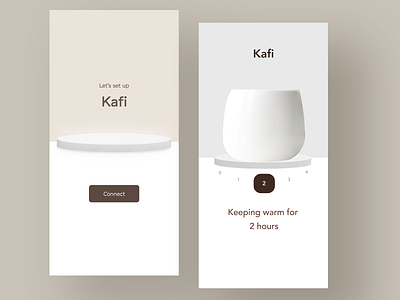 Minimal Coffee Saucer - App