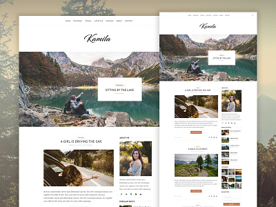 Travel Blog Design