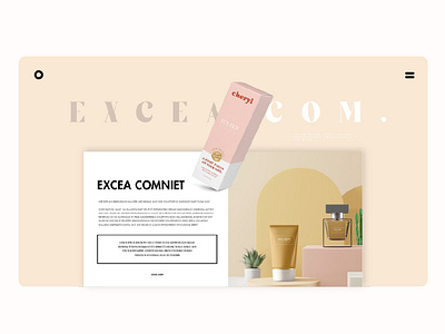 EXCEA noam color design illustration logo minimal modern design we web